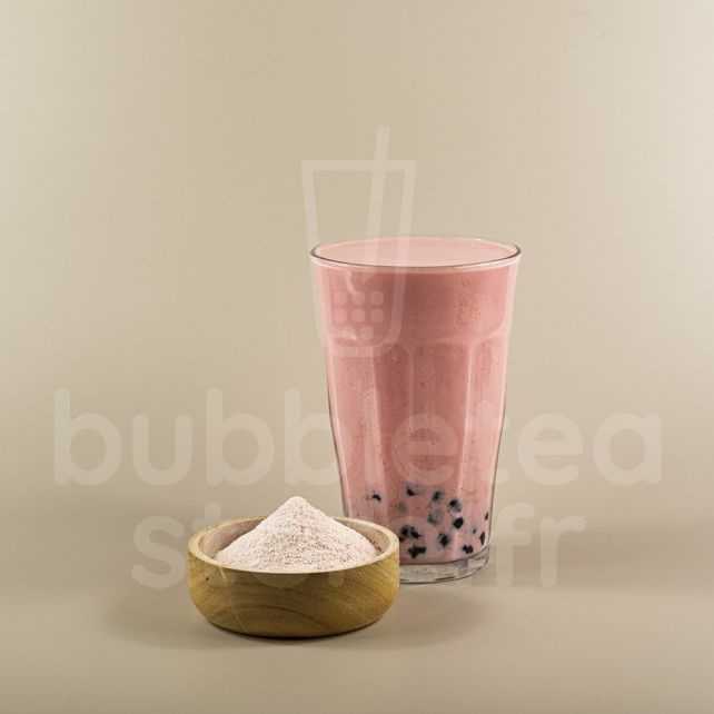 BOBOQ - BUBBLE TEA POUDRE FRAISE VEGAN POCHE 1KG BOBOQ - BUBBLE TEA POUDRE FRAISE VEGAN POCHE 1KG