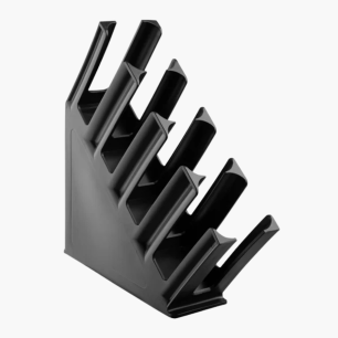 OLYMPIA - PORTE GOBELET POLYPROPYLENE NOIR KRISTALLON 4 EMPLACEMENTS