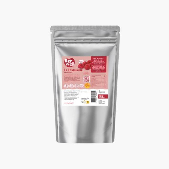 KERWELL - FRAMBOISES LYOPHILISEES EN BRISURE SACHET 100G