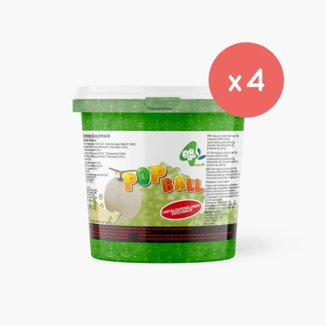 BOBOQ - PERLES DE FRUIT MELON HONEYDEW SEAU 3.2KG