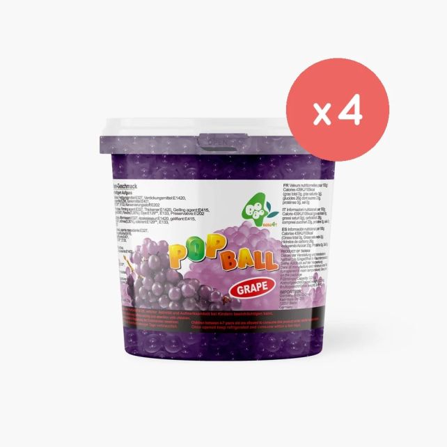 BOBOQ - PERLES DE FRUIT RAISIN SEAU 3.2KG
