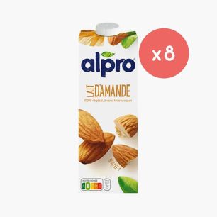 ALPRO - BOISSON VEGETALE AMANDE BRIQUE 1L x8