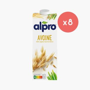 ALPRO - BOISSON VEGETALE AVOINE BRIQUE 1L x8