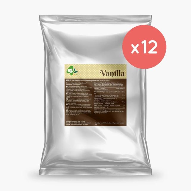 BOBOQ - BUBBLE TEA POUDRE VANILLE VEGAN POCHE 1KG