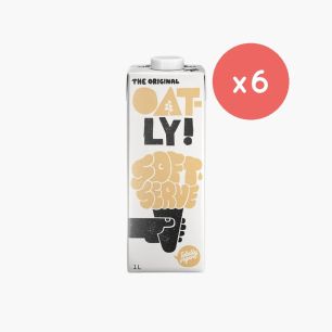 OATLY - SOFT SERVE BASE LIQUIDE POUR GLACE SOFT VEGAN BRIQUE 1L x6