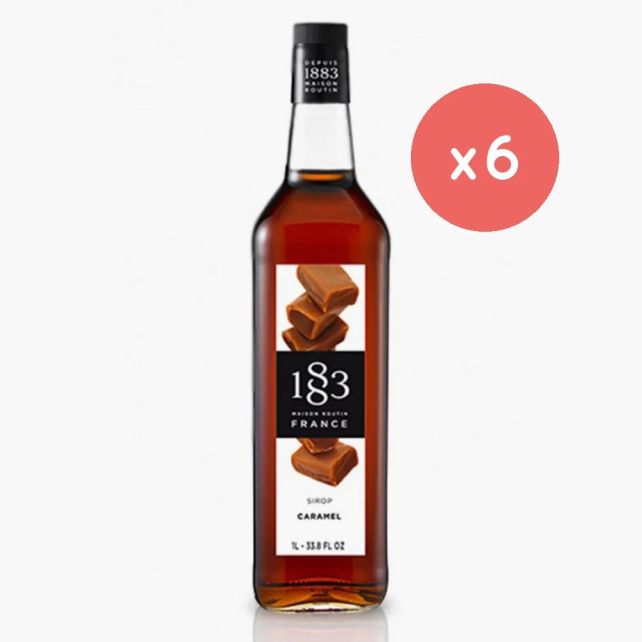 ROUTIN 1883 - SIROP CARAMEL 1L BOUTEILLE VERRE