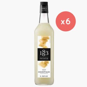ROUTIN 1883 - SIROP CHOCOLAT BLANC 1L BOUTEILLE VERRE