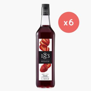 ROUTIN 1883 - SIROP FRAISE 1L BOUTEILLE VERRE