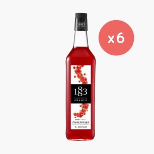 ROUTIN 1883 - SIROP FRAISE DES BOIS 1L BOUTEILLE VERRE