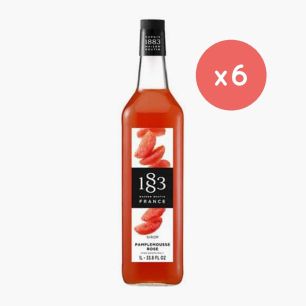 ROUTIN 1883 - SIROP PAMPLEMOUSSE ROSE 1L BOUTEILLE VERRE