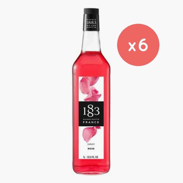 ROUTIN 1883 - SIROP ROSE 1L BOUTEILLE VERRE